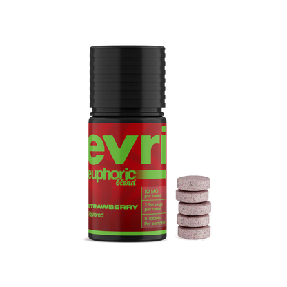 Evri Blend Tablets — Euphoric Strawberry, 5-count jar