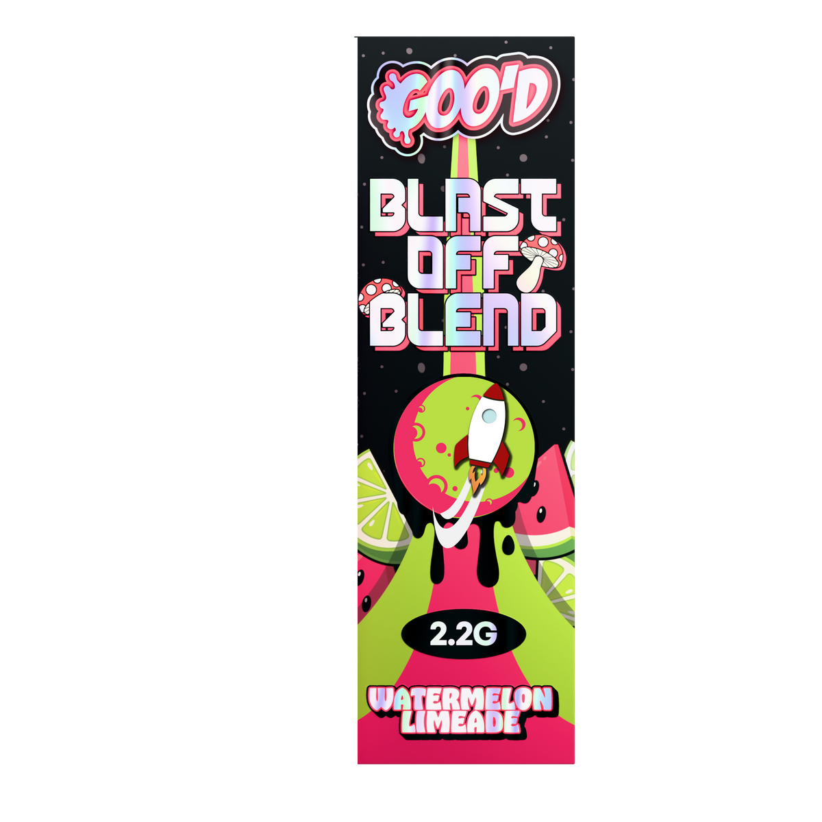 GOO’D Blast Off 2.2g mushroom vape package