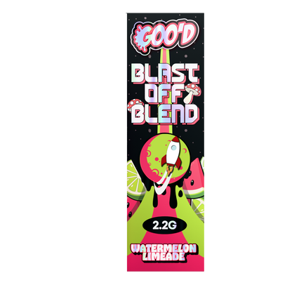 GOO’D Blast Off 2.2g mushroom vape package
