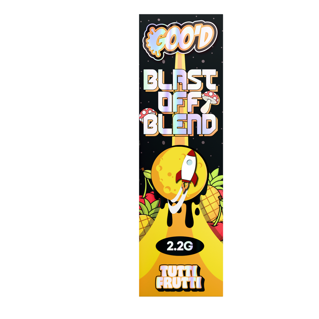 GOO’D Blast Off 2.2g mushroom vape package