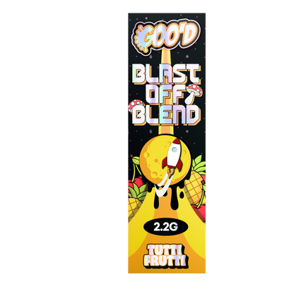 GOO’D Blast Off 2.2g mushroom vape package