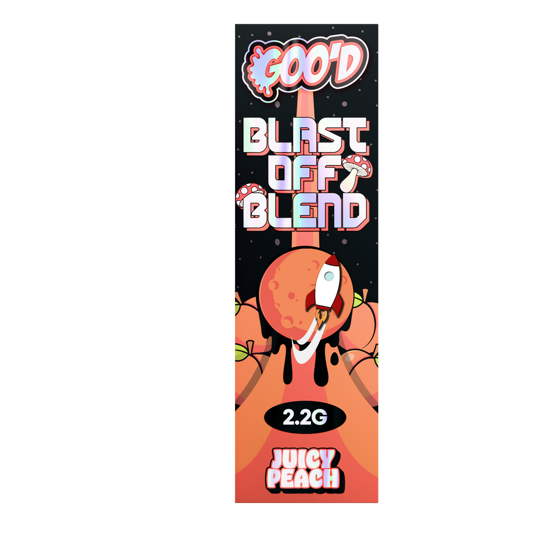 GOO’D Blast Off 2.2g mushroom vape package