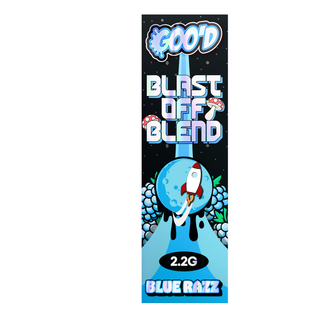 GOO’D Blast Off 2.2g mushroom vape package