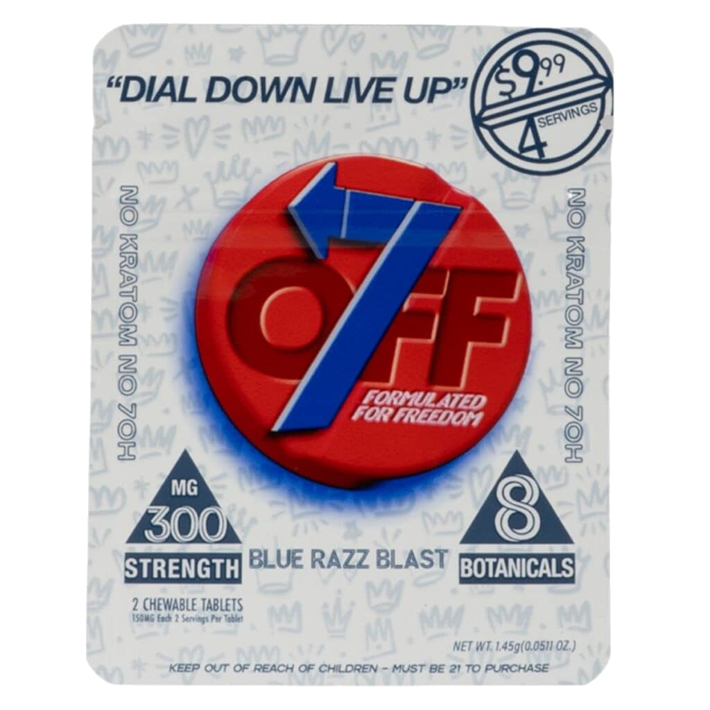 OFF7 Botanical Blend Tablets 2-Pack — Blue Razz Blast