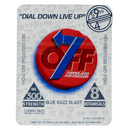 OFF7 Botanical Blend Tablets 2-Pack — Blue Razz Blast