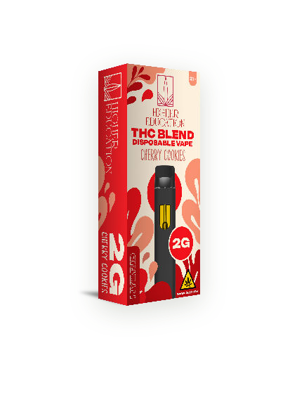 Higher Education THC Blend 2G Echo Disposable Vape — Cherry Cookies