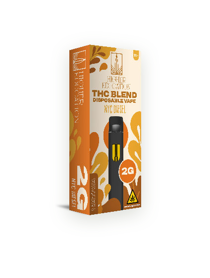 Higher Education THC Blend 2G Echo Disposable Vape — NYC Diesel