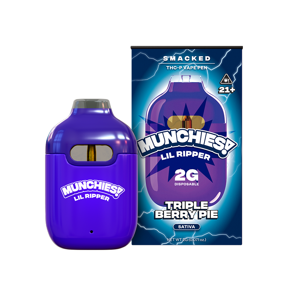 MUNCHIES Lil Ripper 2g THCP Smacker Sauce disposable — Triple Berry Pie