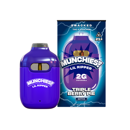 MUNCHIES Lil Ripper 2g THCP Smacker Sauce disposable — Triple Berry Pie