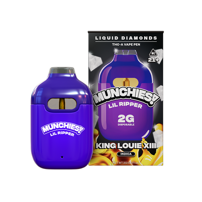 MUNCHIES Lil Ripper 2g THCA liquid diamonds disposable — King Louie XIII