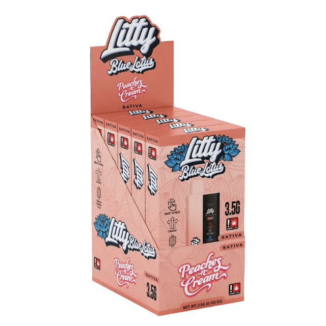 Litty Blue Lotus 3.5G Disposable Vape — Candy Gas