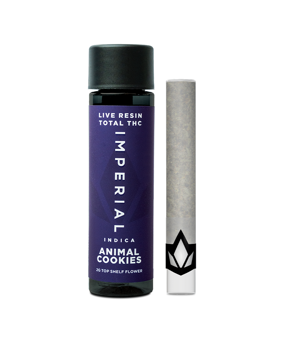 Imperial Extraction 2g loaded THCP pre-roll — Animal Cookies