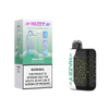 Hazey 25K Cloud-6 disposable vape by Elevated Haze featuring Miami Mint flavor with sleek design and colorful branding.