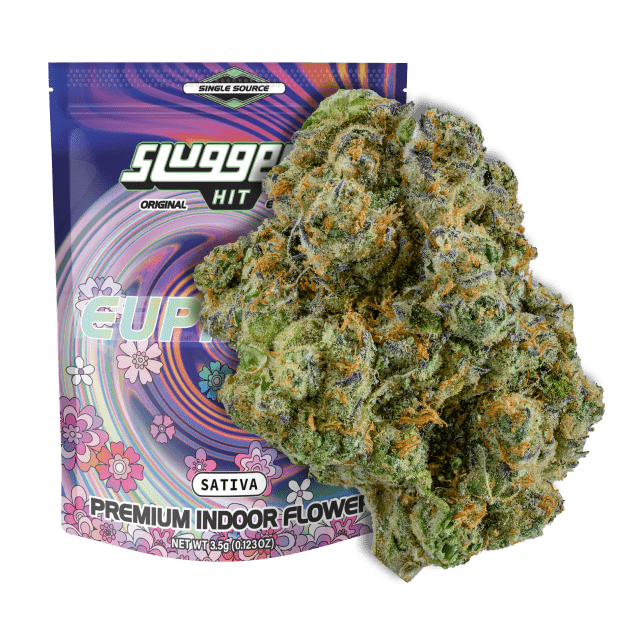 Sluggers Euphoria 3.5g flower package