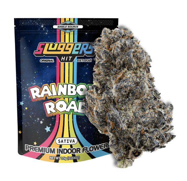 Sluggers Rainbow Road 3.5g flower package