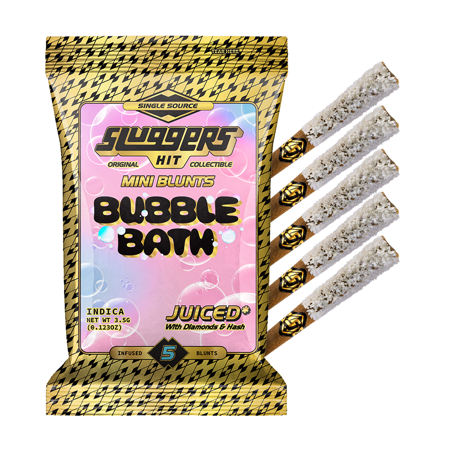 Sluggers Bubble Bath mini blunts 5-pack