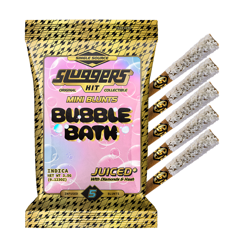 Sluggers Bubble Bath mini blunts 5-pack