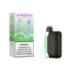Hazey 25K Cloud-6 disposable vape by Elevated Haze with sour apple ice flavor and sleek design.