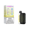 Hazey 25K Cloud-6 disposable vape by Elevated Haze with sour mango pineapple flavor, showing the sleek vape device with colorful branding.