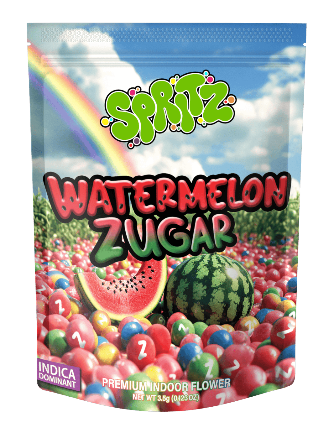 Spritz Watermelon Zugar 3.5g flower package