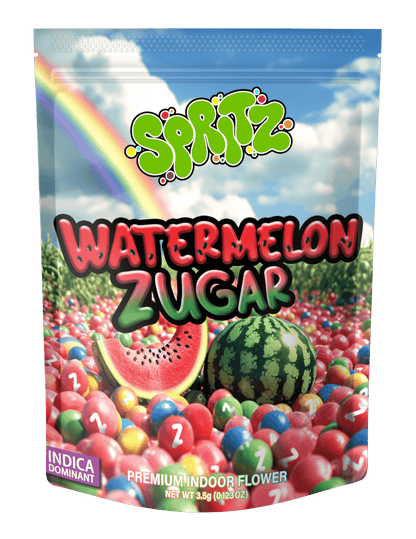 Spritz Watermelon Zugar 3.5g flower package