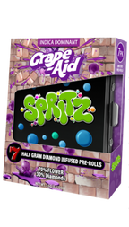 Spritz Grape-Aid 7-pack pre-roll package