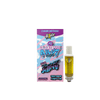 Trap'd Out Jeffrey 2G Cartridge featuring Cherry Bomb Hybrid strain, showcasing the sleek design and branding of the cartridge.