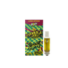 Trap'd Out Jeffrey 2G Cartridge featuring Cherry Bomb hybrid cannabis oil in a clear plastic cartridge for vaporization.