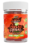 HiXotic Trap'd Out Jeffrey Live Resin Gummies — Blueberry AK47, 10-count pouch
