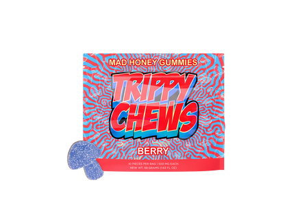 Trippy Chews Mad Honey Gummies — Berry