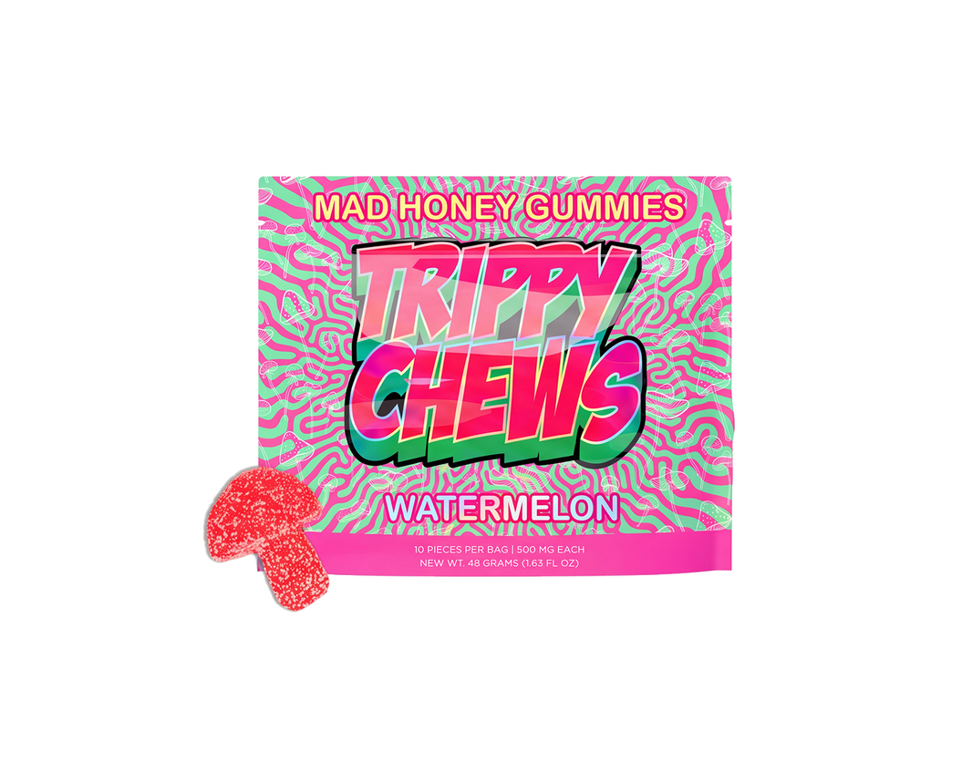 Trippy Chews Mad Honey Gummies — Watermelon