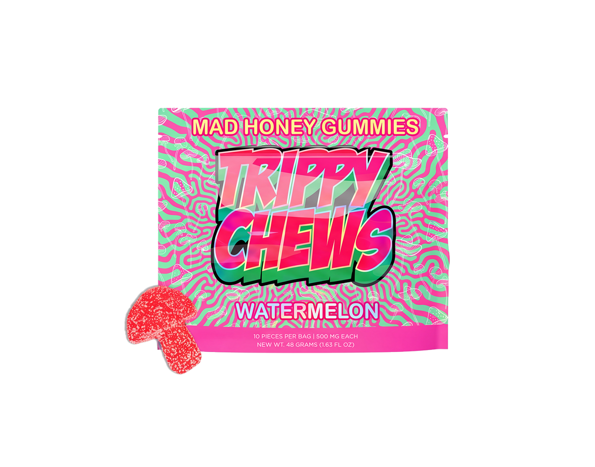 Trippy Chews Mad Honey Gummies — Watermelon