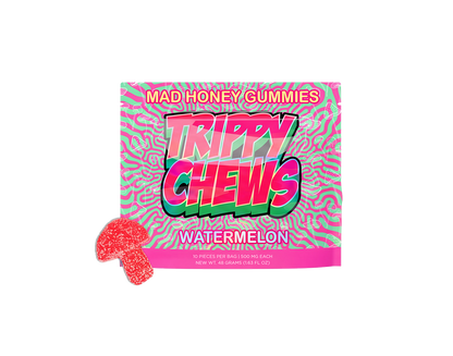 Trippy Chews Mad Honey Gummies — Watermelon