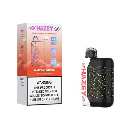 Hazey Cloud-6 25K disposable vape — watermelon ice packaging